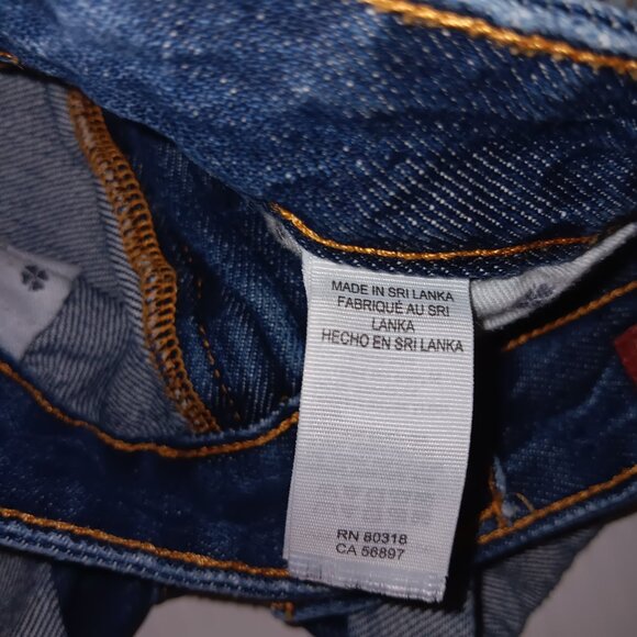 LUCKY BRAND BOYFRIEND SHORT DENIM SHORTS - Picture 3 of 14